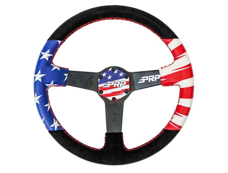 PRP Steering Wheel Center Cap - New Glory Stars and Stripes - Image 3