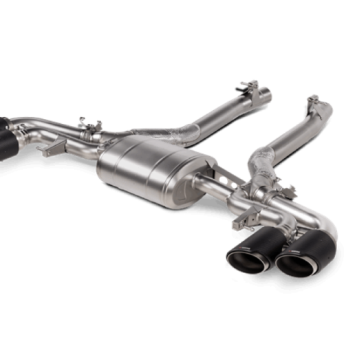 Akrapovic for 2020-23 BMW X5M (F95)/X6M (F96) Slip-On Line (Titanium) w/Carbon Fiber Titanium Tips