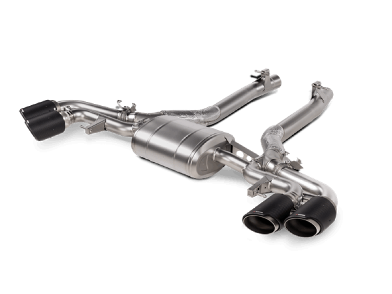 Akrapovic for 2020-23 BMW X5M (F95)/X6M (F96) Slip-On Line (Titanium) w/Carbon Fiber Titanium Tips