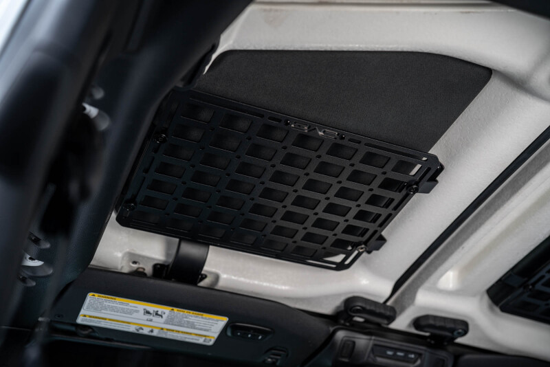 DV8 Offroad 2018-2025 Jeep Wrangler JL Roof Mount for 15In x 12In Molle Panel - Image 8