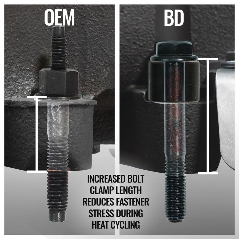 BD Diesel 09-26 RAM/Dodge/Jeep 5.7L Hemi Manifold Bolt & Spacer Kit - Image 5