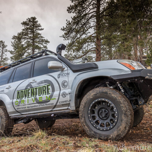 Alternative view of ICON 03-09 Lexus GX470 0-3.5in Stage 3 Suspension System w/ Billet UCA
