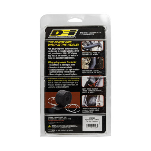 DEI 10123 Exhaust Wrap Kit - Pipe Wrap and Locking Tie - Titanium - Image 5