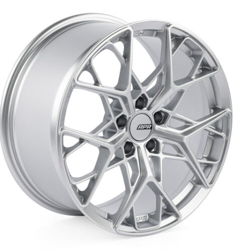 APR A02 Flow Formed - 19x8.5 - 5x112 - ET45 - 66.5mm Center Bore - Hyper Silver Wheel