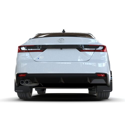 Rally Armor 25-26 Toyota Camry Black UR Mud Flap White Logo - Image 3