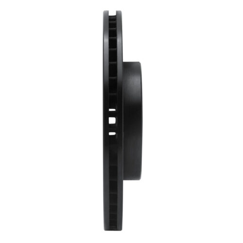 R1 Concepts for 06-15 Honda Civic Front Right Drilled & Slotted Black Brake Rotor - Image 3