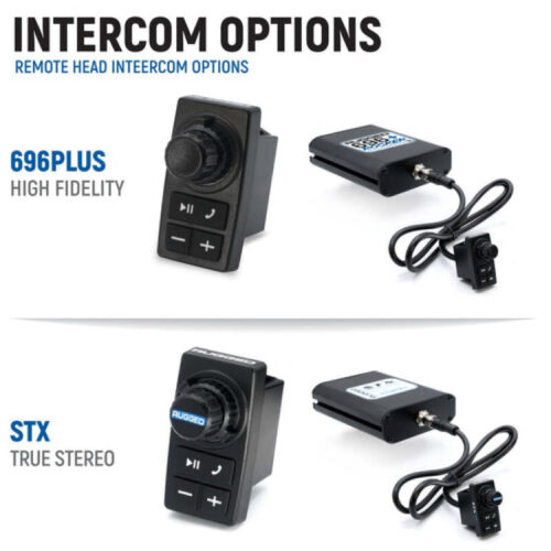 Rugged Radios 20-24 Can-Am Maveric R R Ult. Complete Comm Kit w/ BT Intercom and 2-Way Radio - Image 6