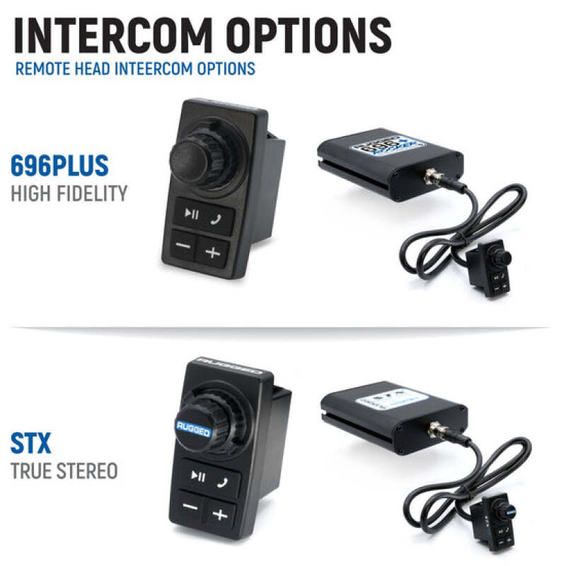 Rugged Radios 20-24 Can-Am Maveric R R Ult. Complete Comm Kit w/ BT Intercom and 2-Way Radio - Image 6