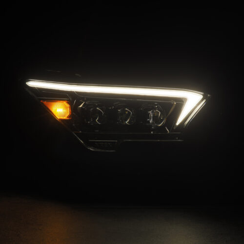AlphaRex 2024+ Toyota Tacoma NOVA-Series LED Proj Headlights Alpha-Blk w/Actv Light & Seq. Sig + DRL - Image 3