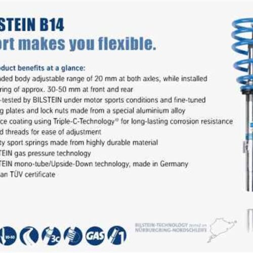 Bilstein B14 (PSS) for 12-17 Fiat 500 Suspension Kit - Image 6