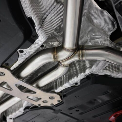 Dinan for 21-27 BMW M3/M4 (G80/G82/G83) High Flow Middle Exhaust - 3in - Stainless Steel - Image 9
