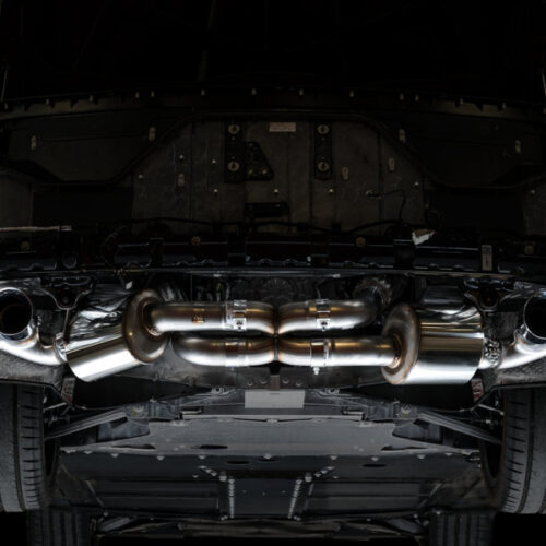 AWE Tuning Touring Edition Exhaust - Quad Chrome Silver Tips for 2020 Chevrolet Corvette (C8) - Image 7