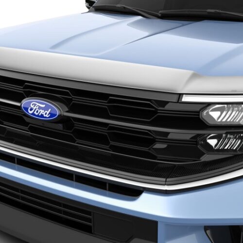 Alternative view of Husky Liners 2025 Ford Expedition Aeroskin Hood Protector - Chrome