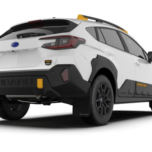 Rally Armor 24-26 Subaru Crosstrek (Wilderness Only) Black UR Mudflap W/Wild-Orange Logo No Drill Re - Image 5