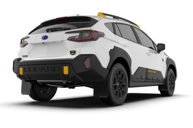Rally Armor 24-26 Subaru Crosstrek (Wilderness Only) Black UR Mudflap W/Wild-Orange Logo No Drill Re - Image 5