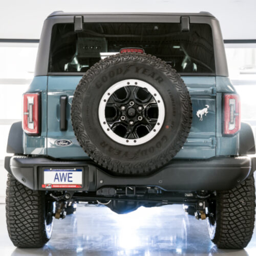 AWE Tuning Exhaust (No Tips) w/ Bash Guard for 2021+ Ford Bronco 0FG - Image 10