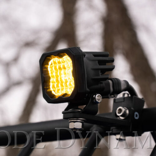 Diode Dynamics Stage Series C1 LED Pod Sport - Yellow Wide Standard ABL (Pair) - Image 4