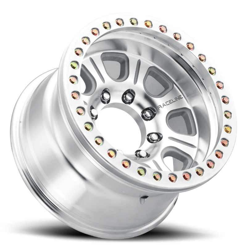 Raceline RT233 Monster 17x9.5in / 8x170 BP / -32mm Offset / 130.81mm Bore - Machined Beadlock Wheel - Image 4
