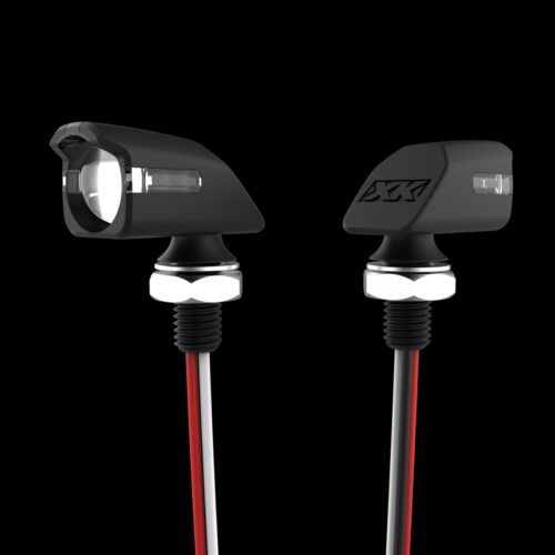 XK Glow Mini Turn Signal Front/Rear Black x4
