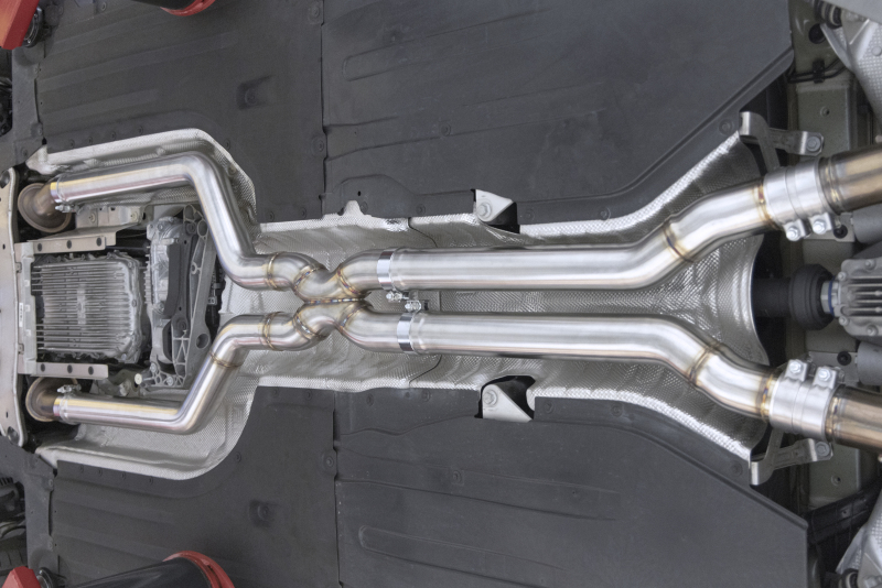 Dinan for 20-23 BMW X5 M/X6 M (F95/F96) High Flow Middle Exhaust - 3.25in - Stainless Steel - Image 9