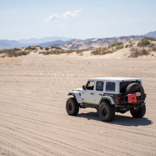 DV8 Offroad 18-25 Jeep Wrangler JL Body Mounted Tire Carrier - Image 10