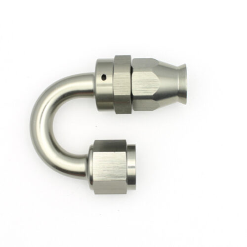 DeatschWerks 8AN Female Swivel 180-Degree Hose End PTFE (Incl. 1 Olive Insert)
