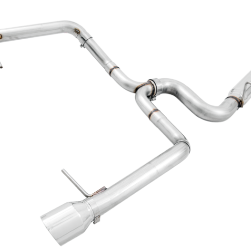 AWE Tuning Track Edition Exhaust - Polished Silver Tips for VW MK7 Golf Alltrack/Sportwagen 4Motion