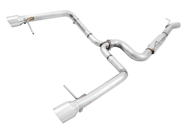 AWE Tuning Track Edition Exhaust - Polished Silver Tips for VW MK7 Golf Alltrack/Sportwagen 4Motion