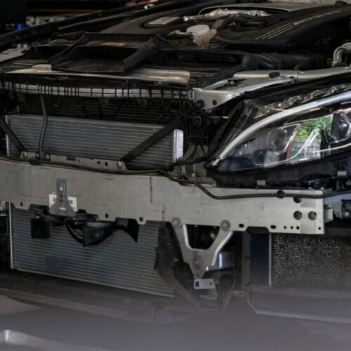 CSF for 2015+ Mercedes Benz C63 AMG (W205) Front Mount Heat Exchanger w/Rock Guard - Image 10