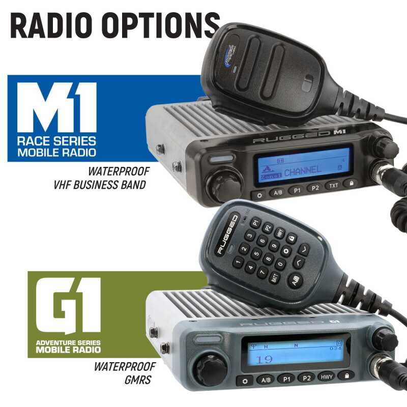 Rugged Radios Kawasaki Teryx4/Teryx5 H2 Complete Comm Kit w/ BT Intercom & 2-Way Radio - STX/G1 GMRS - Image 6