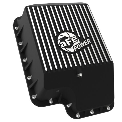 aFe Power Transmission Pan (Black); Ford Diesel Trucks 03-10 V8-6.0/6.4L (td) - Image 5