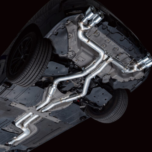 AWE Tuning Track Edition Exhaust - Chrome Silver Tips for 22-26 BMW M240i (G42) - Image 3