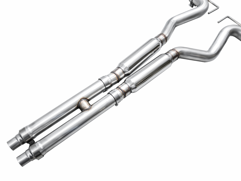 AWE Tuning Track Edition Cat-Back Exhaust w/ Quad Diamond Black Tips for AWE 2024 Ford Mustang Dark Horse S650 RWD - Image 10