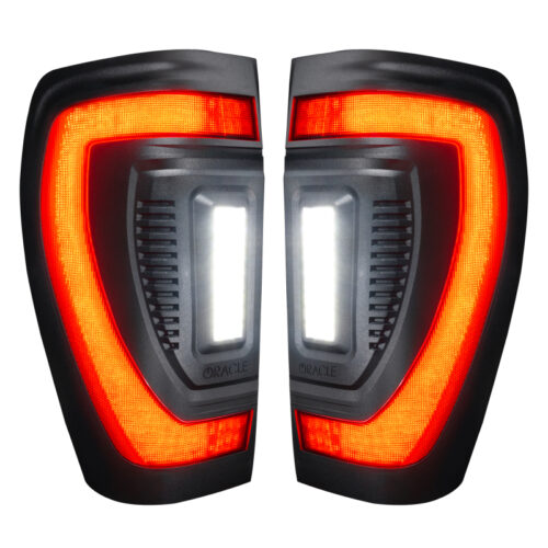 Oracle 19-23 GMC Sierra Black Series Flush Style LED Tail Lights - Factory Halogen - Image 9