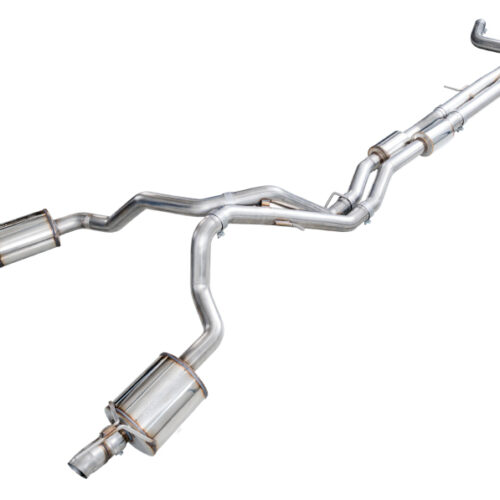 AWE Tuning Exhaust System (Reuses OE Tips) for 2021+ Cadillac Escalade 6.2L ESV 0FG Dual Exit