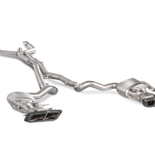 Akrapovic Evolution Line Cat Back (Titanium) w/ Carbon Tips (Req. Link Pipe) for 16-17 AMG C63 Coupe - Image 5
