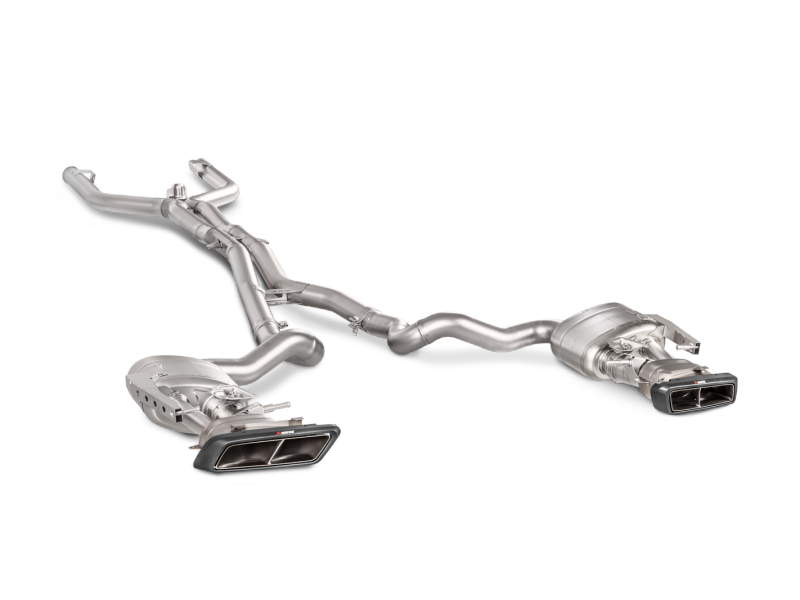 Akrapovic Evolution Line Cat Back (Titanium) w/ Carbon Tips (Req. Link Pipe) for 16-17 AMG C63 Coupe - Image 5