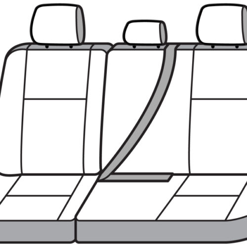 Covercraft 24-25 Toyota Tacoma SeatSaver Custom Seat Cover - Polycotton Charcoal - Image 10