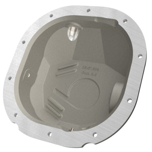 aFe Power 90-14 Ford F-150 Rear Differential Cover - Raw w/ Machined Fins - Image 4