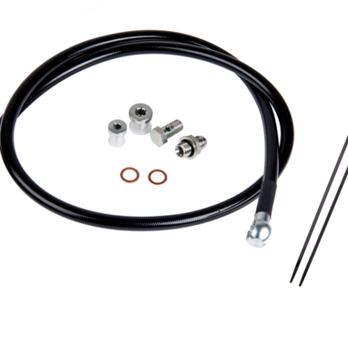 Fleece Performance Duramax Remote Turbo Oil Feed Line Kit for 01-16 6.6L Duramax Turbochargers - Image 2