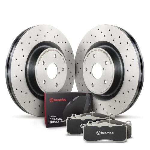 Brembo OE KT00415 08-14 Lexus IS F Rear Disc Brake Kit
