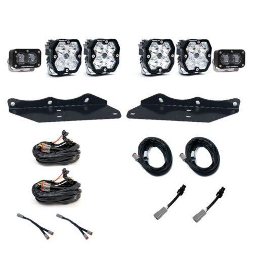 Baja Designs for 17-20 Ford Raptor Squadron SAE 2.0/S2 Fog Pocket Kit Sportsman (SAE Fog) - Clear