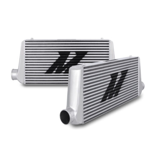 Alternative view of Mishimoto Universal Silver S Line Intercooler Overall Size: 31x12x3 Core Size: 23x12x3 Inlet /Outlet