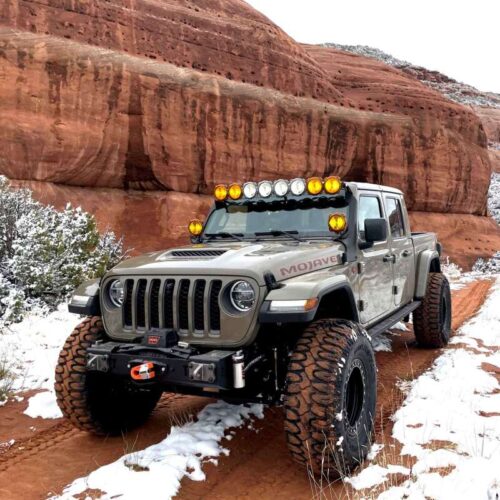 Alternative view of KC HiLiTES 21-23 Jeep 392/Mojave Overhead Mount Bracket Set for 50in. Light Bar (Pair)