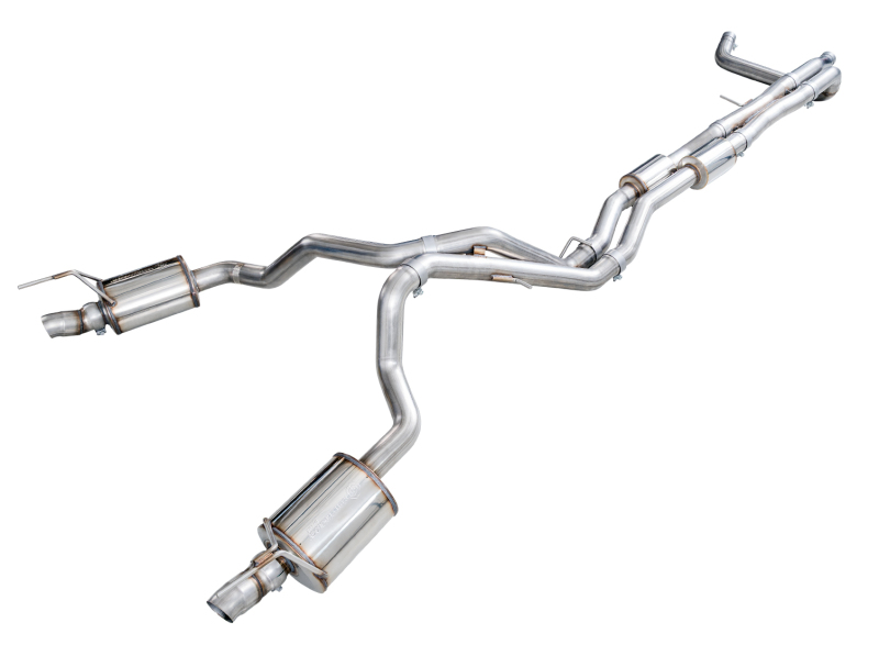 AWE Tuning Exhaust System (Reuses OE Tips) for 2021+ Cadillac Escalade 6.2L 0FG Dual Exit