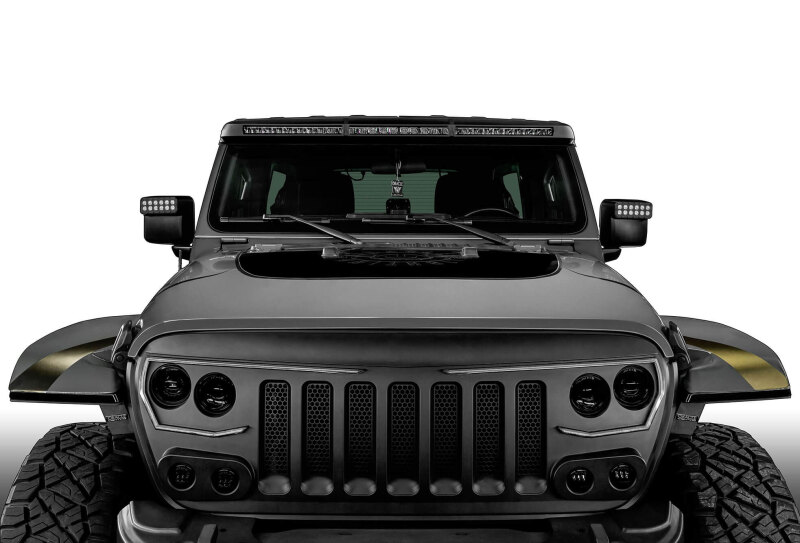 Oracle Jeep Wrangler JL/Gladiator JT Integrated Windshield LED Light Bar System - Image 5