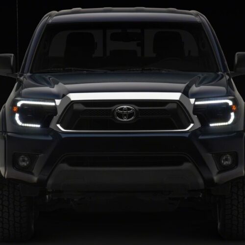 Raxiom for 2012-2015 Toyota Tacoma Axial Series Switchback Projector Headlights- Black Housing- Clear Lens - Image 5