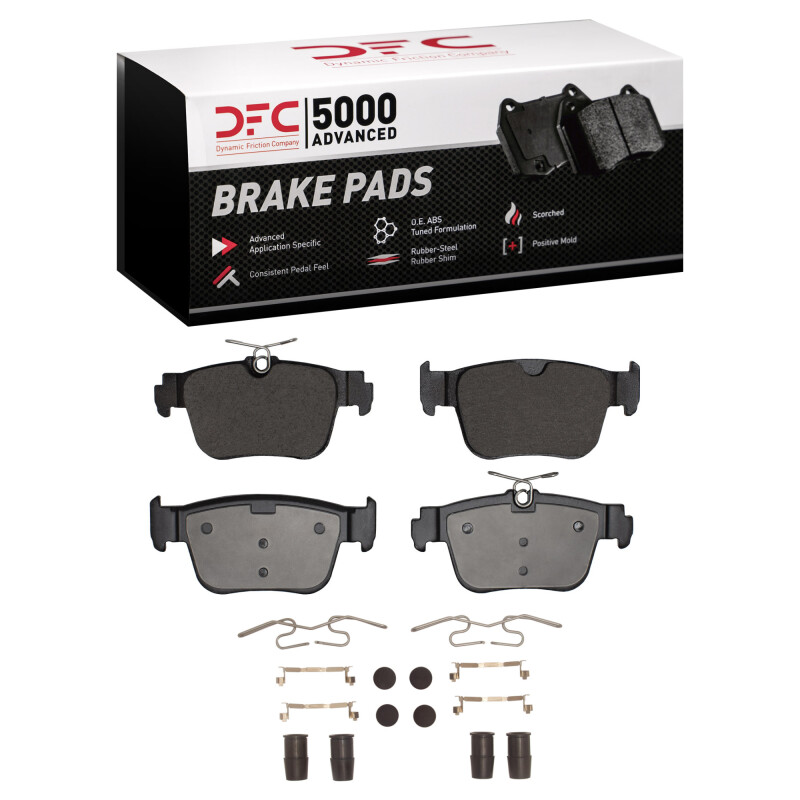 DFC 20-25 Audi S3 (USA/Canada) Rear 5000 Advanced Ceramic Brake Pads and Hardware Kit