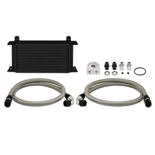 Mishimoto Universal 19 Row Oil Cooler Kit - Black - Image 2