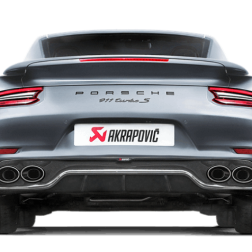 Akrapovic Slip-On Line (Titanium) (Req. Tips/Diffuser) for 16-17 Porsche 911 Turbo/Turbo S (991.2) - Image 3
